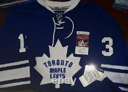 MATS SUNDIN JSA COA AUTOGRAPHED REEBOK JERSEY TORONTO MAPLE LEAFS With TAGS #HOF