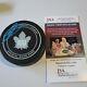 Mats Sundin Signed Toronto Maple Leafs Top 100 Offical Game Puck Withproof Jsa Coa