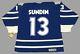 Mats Sundin Toronto Maple Leafs 1998 Ccm Vintage Throwback Nhl Hockey Jersey