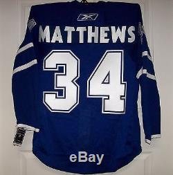 MATTHEWS Reebok EDGE 1.0 7187 Toronto Maple Leafs Home Blue Jersey 56