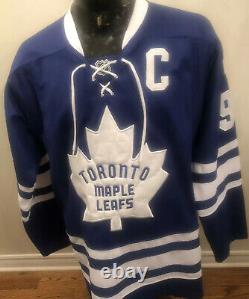 MENS Toronto Maple Leafs Hockey Jersey Reebok Lace Up Doug Gilmour #39 Size 50