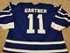 Mike Gartner 93'94 Blue Toronto Maple Leafs Game Worn Used Jersey W Coa Nhl