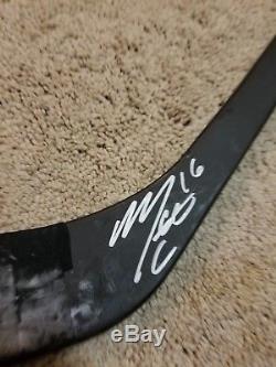 MITCH MARNER 16'17 ROOKIE Signed Toronto Maple Leafs Game Used Hockey Stick COA