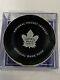 Mitch Marner Game Used Goal Puck Thornton Assist Last Home Point Toronto Leafs