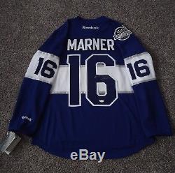 MITCHELL MARNER JSA SIGNED Toronto Maple Leafs NHL Centennial Classic Jersey