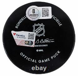 Maple Leafs Auston Matthews 22 Hart Signed Official Game Hockey Puck BAS & Fan