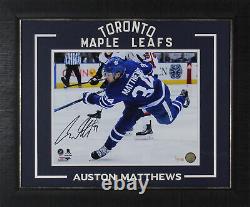 Maple Leafs Auston Matthews Authentic Signed 11x14 Framed Photo Fanatics