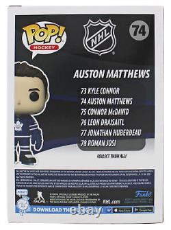 Maple Leafs Auston Matthews Authentic Signed #74 Funko Pop Vinyl Figure Fanatics