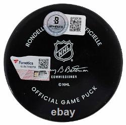 Maple Leafs Auston Matthews Calder Signed Official Game Hockey Puck BAS & Fan