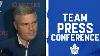 Maple Leafs Media Availability Pregame At Montreal Canadiens March 9 2024