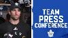 Maple Leafs Media Availability Pregame Vs Colorado Avalanche January 13 2024