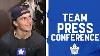 Maple Leafs Media Availability Pregame Vs Florida Panthers November 28 2023