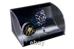 Maple Leafs Nazem Kadri Autograph Puck with Curve Display Case Limited Edition