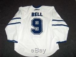 Mark Bell Toronto Maple Leafs Game Worn Used Jersey Chicago Black Hawks Del NHL