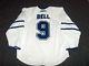 Mark Bell Toronto Maple Leafs Game Worn Used Jersey Chicago Black Hawks Del Nhl