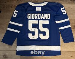 Mark Giordano Signed Toronto Maple Leafs Jersey PSA/DNA Size 52