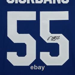 Mark Giordano Toronto Maple Leafs Autographed Blue Fanatics Breakaway Jersey
