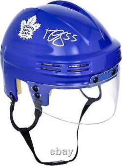 Mark Giordano Toronto Maple Leafs Autographed Blue Mini Helmet