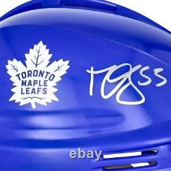 Mark Giordano Toronto Maple Leafs Autographed Blue Mini Helmet