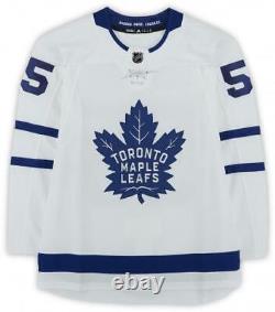 Mark Giordano Toronto Maple Leafs Autographed White Adidas Authentic Jersey