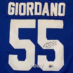 Mark Giordano Toronto Maple Leafs Signed / Autographed Jersey Beckett Coa Nice