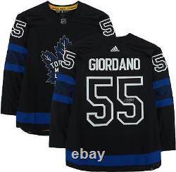 Mark Giordano Toronto Maple Leafs Signed Black Alternate Adidas Authentic Jersey