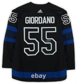 Mark Giordano Toronto Maple Leafs Signed Black Alternate Adidas Authentic Jersey