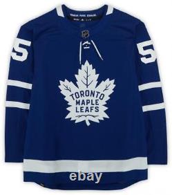 Mark Giordano Toronto Maple Leafs Signed Blue Adidas Authentic Jersey