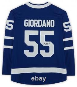 Mark Giordano Toronto Maple Leafs Signed Blue Fanatics Breakaway Jersey