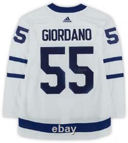 Mark Giordano Toronto Maple Leafs Signed White Adidas Authentic Jersey