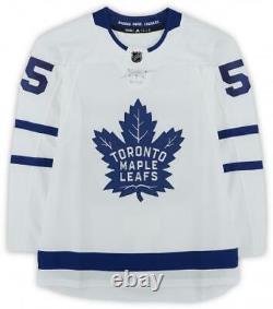 Mark Giordano Toronto Maple Leafs Signed White Adidas Authentic Jersey
