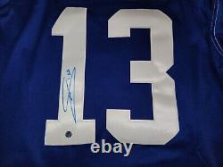 Mats Sundin #13 Autographed Signed Maple Leafs Blue Fanatics Heritage Jersey COA