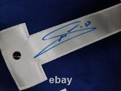 Mats Sundin #13 Autographed Signed Maple Leafs Blue Fanatics Heritage Jersey COA