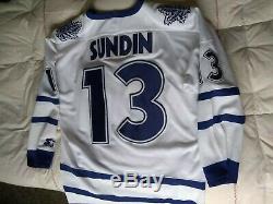 Mats Sundin 1999 Final Season Patch Toronto Maple Leafs Jersey Large
