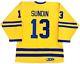 Mats Sundin Authentic Team Sweden 2006 Olympic Gold Jersey Toronto Maple Leafs