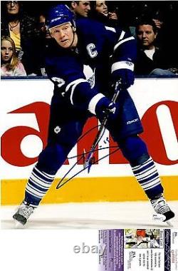 Mats Sundin Signed 11x14 Photo with JSA COA #Q49664 Toronto Maple Leafs