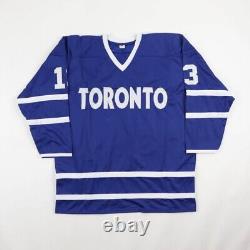 Mats Sundin Signed Autographed Toronto Maple Leafs Custom Jersey Beckett Coa