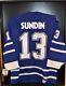 Mats Sundin Signed Toronto Maple Leafs Ccm Vintage Style Jersey