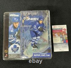 Mats Sundin Signed Toronto Maple Leafs McFarlane Action Figure JSA COA