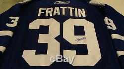 Matt Frattin Toronto Maple Leafs Signed NHL Premier Hockey Jersey Home Autograph
