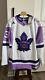 Matthew Knies Adidas Authentic Hockey Fights Cancer Stitched Jersey Leafs Nwt