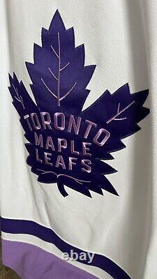 Matthew Knies Adidas Authentic Hockey Fights Cancer Stitched Jersey Leafs NWT