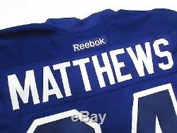 Matthews Maple Leafs 2017 Centennial Classic Team Issued Reebok Edge 2.0 Jersey