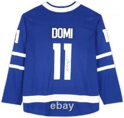 Max Domi Toronto Maple Leafs Autographed Blue Fanatics Breakaway Jersey