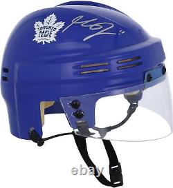 Max Domi Toronto Maple Leafs Autographed Blue Mini Helmet