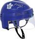 Max Domi Toronto Maple Leafs Autographed Blue Mini Helmet