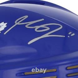 Max Domi Toronto Maple Leafs Autographed Blue Mini Helmet