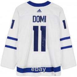 Max Domi Toronto Maple Leafs Autographed White Adidas Authentic Jersey