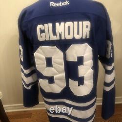 Mens Toronto Maple Leafs Hockey Jersey Reebok Lace Up Doug Gilmour #39 EU 50