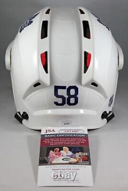 Michael Bunting Signed Full-size Toronto Maple Leafs Helmet Fs Autograph Jsa Coa